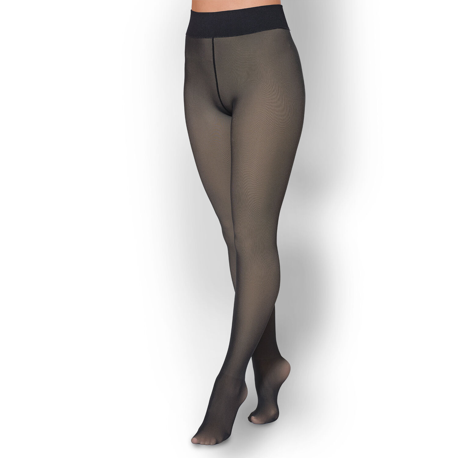 Damen Thermo Strumpfhose mit Komfortbund