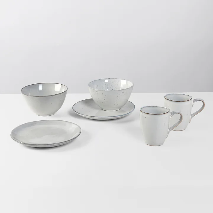 Broste Copenhagen - Nordic Sand Geschirr Frühstücksset (12-tlg.)