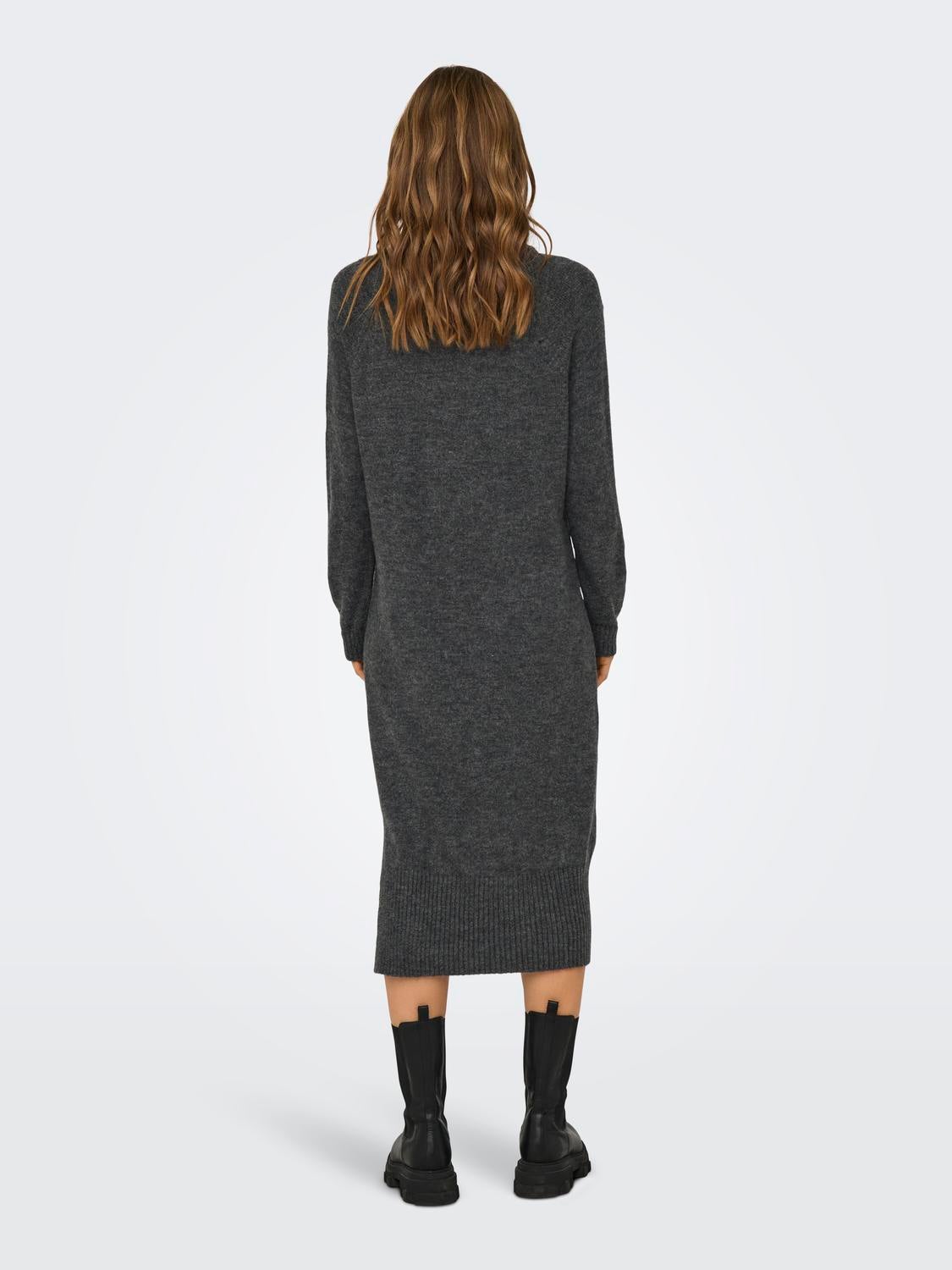 ONLBRANDIE Kurzes Kleid Dark Grey Melange