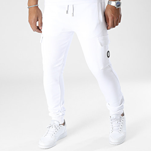 Pantalon Jogging Town Champion Blanc