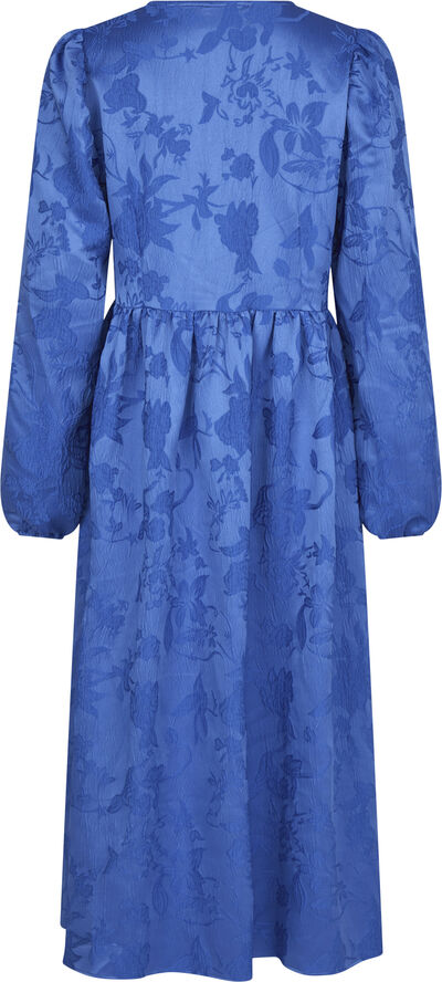 Neo Noir Lillibet Jacquard Dress Blue