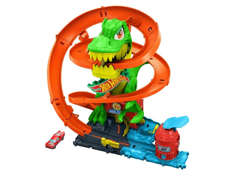 Hot Wheels Hot Wheels City T-Rex-Schlacht Spielzeugfahrzeug