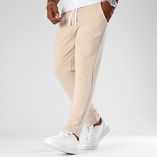 Pantalon Jogging Texturé Square 0118 Beige
