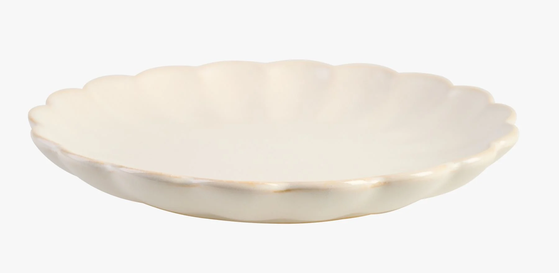 Frokosttallerken offwhite - ø 20