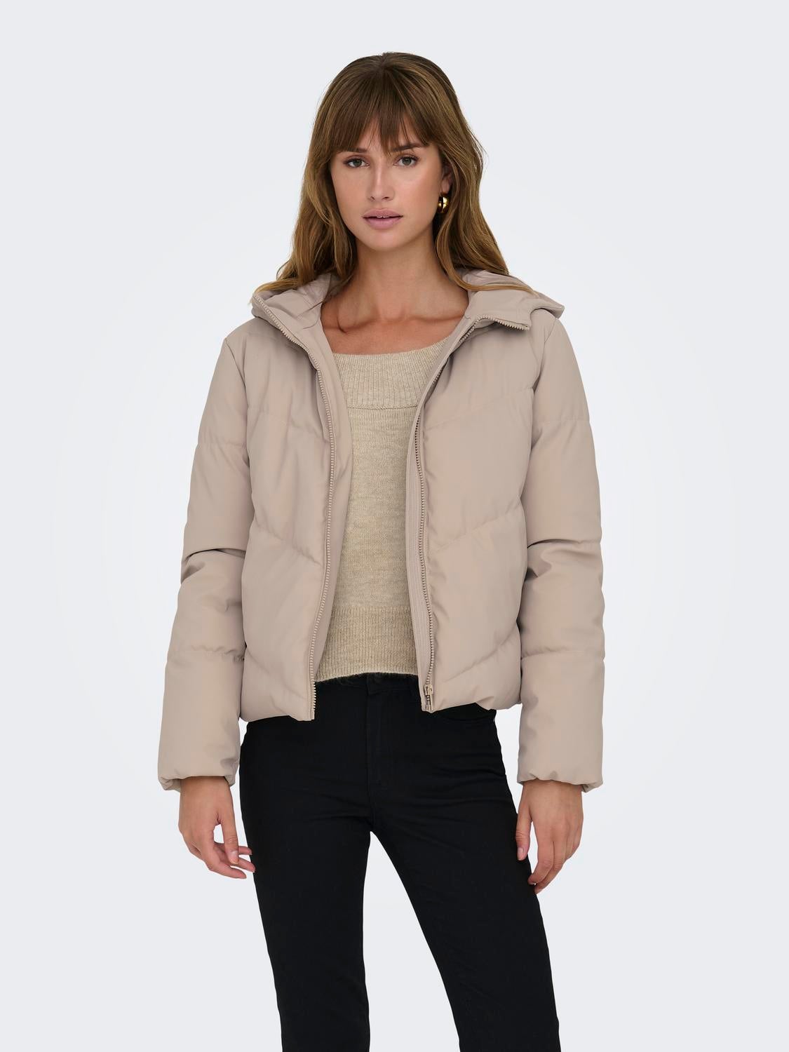 JDYARNHEM Jacke Simply Taupe