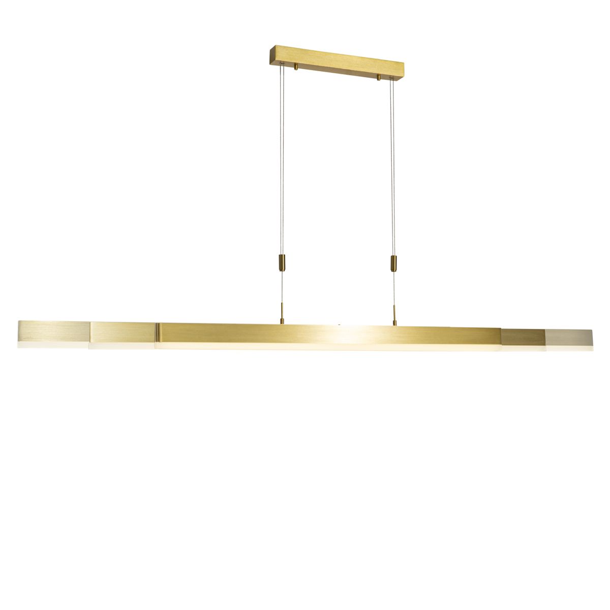 Moderne verstelbare hanglamp goud incl LED - Lamba