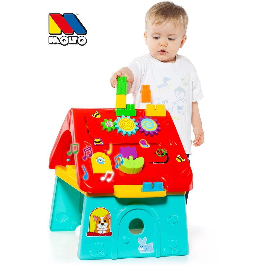 MOLTO Activity Haus mit Zubehör 10 Bausteine
