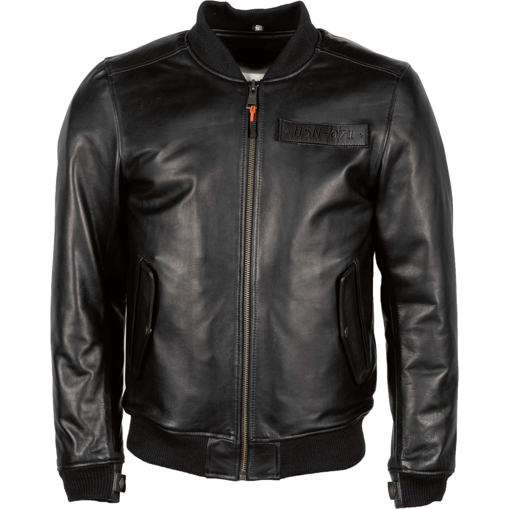 Helstons - Blouson Helico Cuir Rag Noir
