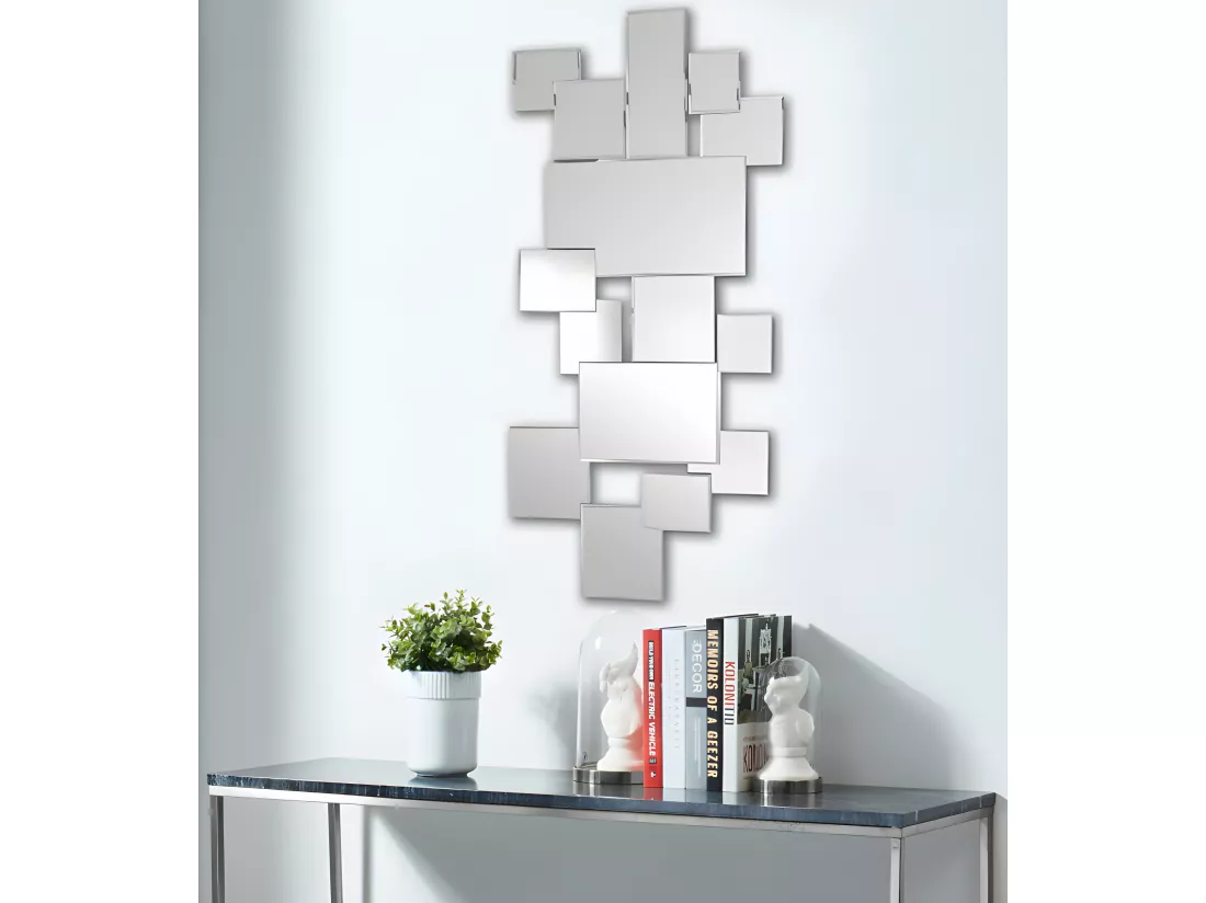Miroir mural déstructuré - L.53 x H.120 cm - AROL