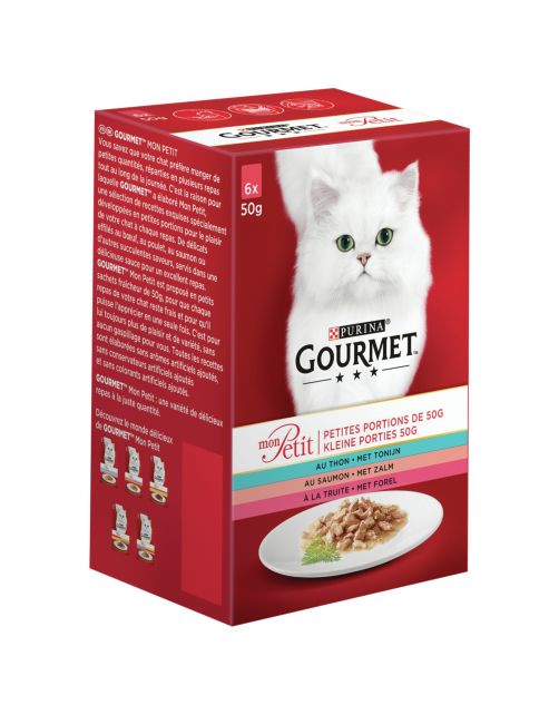 Gourmet Mon Petit 6x50 g - Kattenvoer