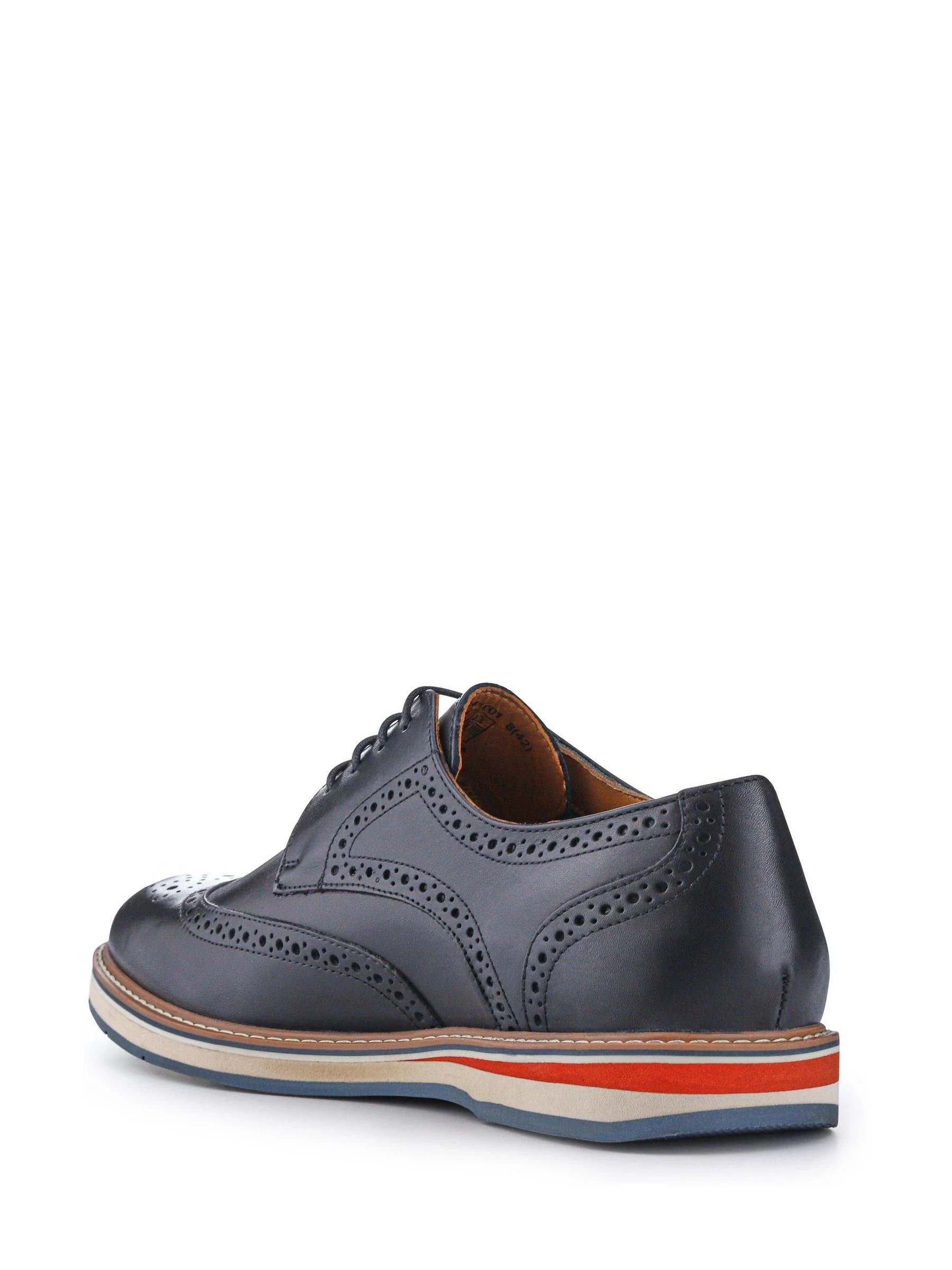 Zwart - Pavers Gents Lace-Up Smart Leather Shoes