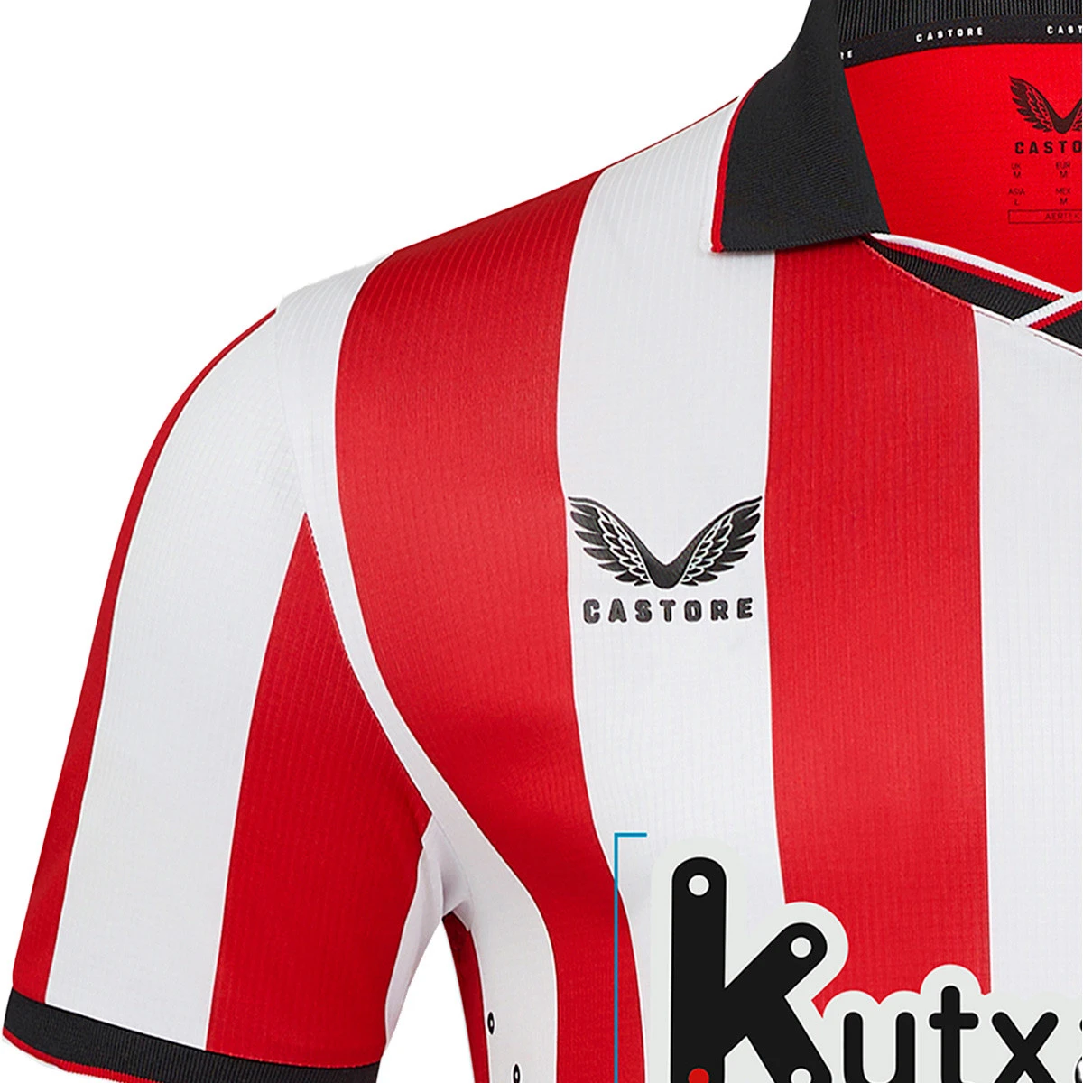 Camisola Castore Athletic Club Bilbao Primeiro Equipamento Authentic 2025-2026