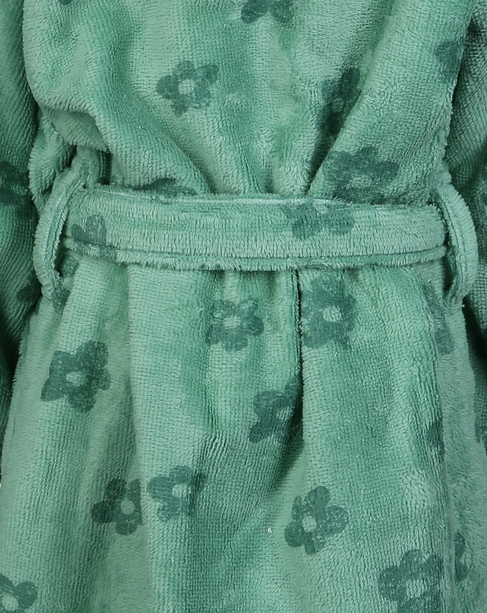 Bademantel MARGERITE AOP in garden sage