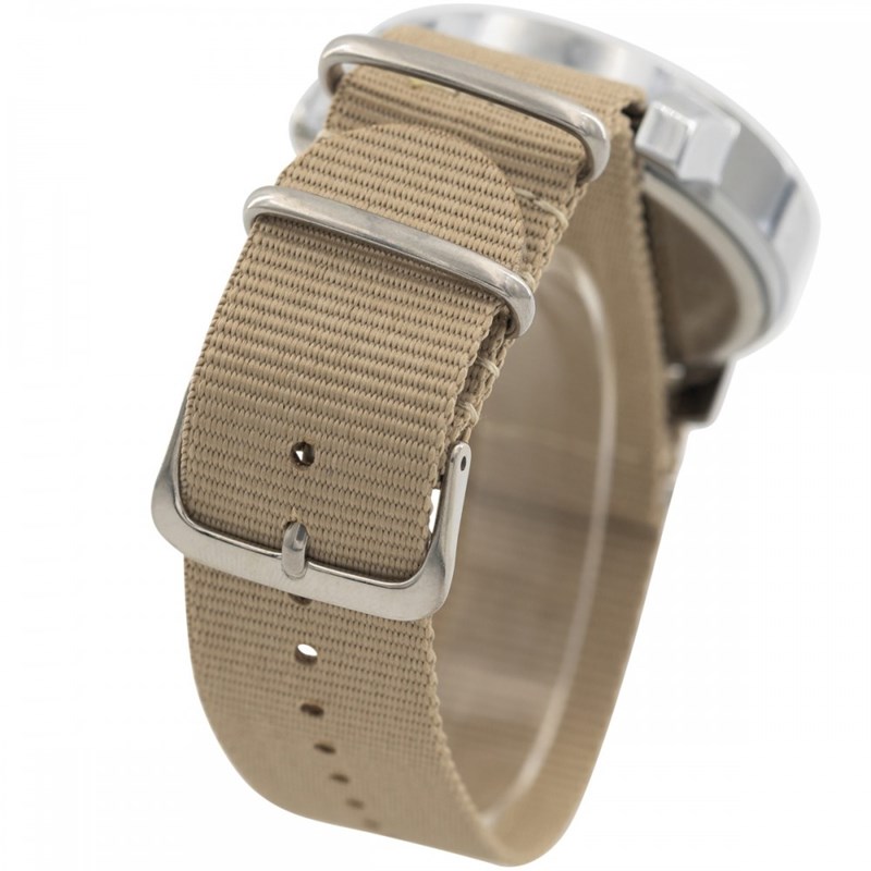 Jolie Montre Homme Tissu Beige GIORGIO
