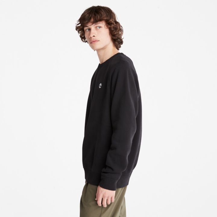 Moletom Exeter River Crewneck Masculino na cor Preta