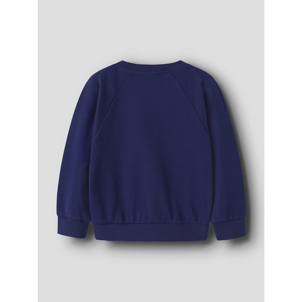 Køb Name It Beacon Blue Princess Swan Nmfvenus Ls Nreg Sweat Bru