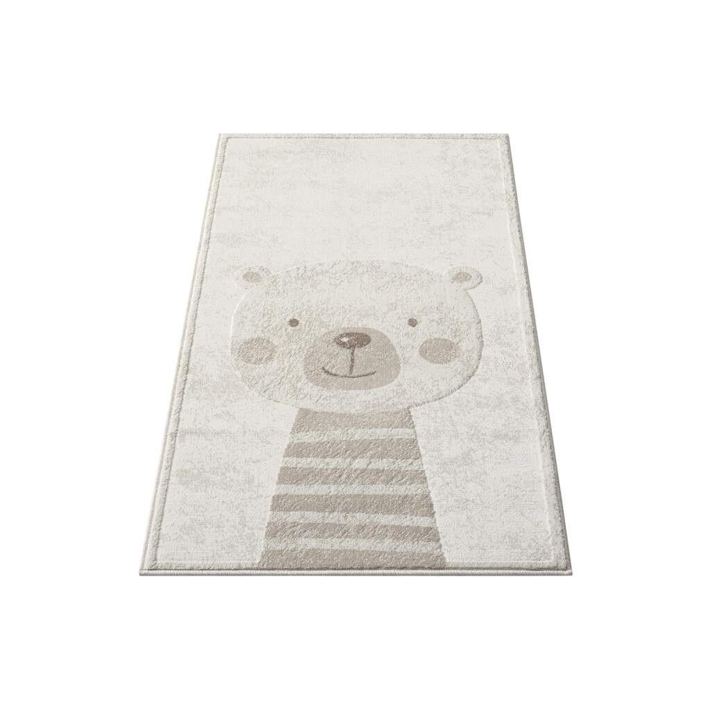 Carpet City Kinderteppich »MARA710« rechteckig 11 mm Höhe Kinderzimmer, Kurzflor,robust,Tiere,  Spielzimmer