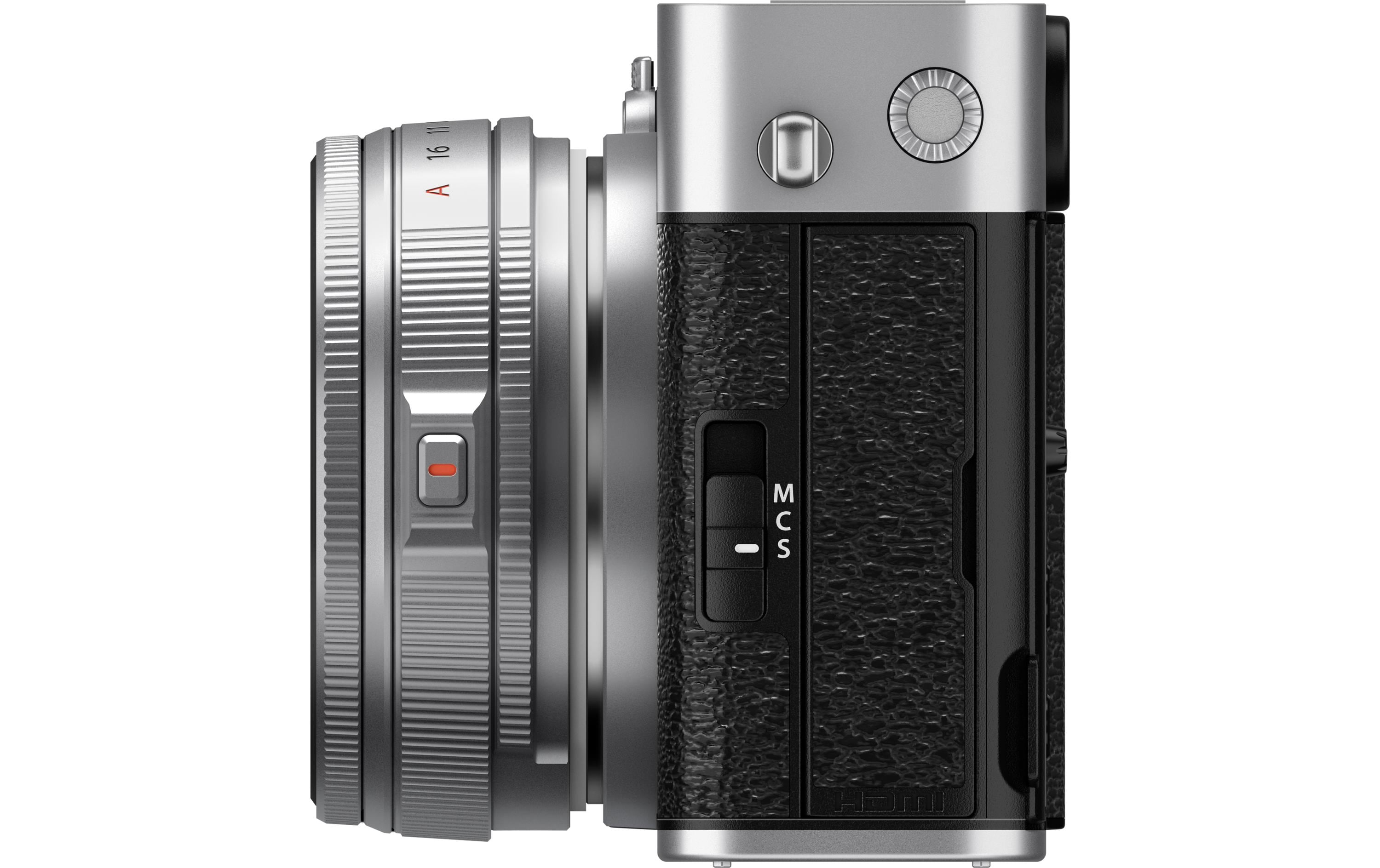 X-E5 XF 23mm F/2.8 Kit Silber<br>Spiegellose Digitalkamera mit einem leichten, kompakten Gehäuse mit Objektiv