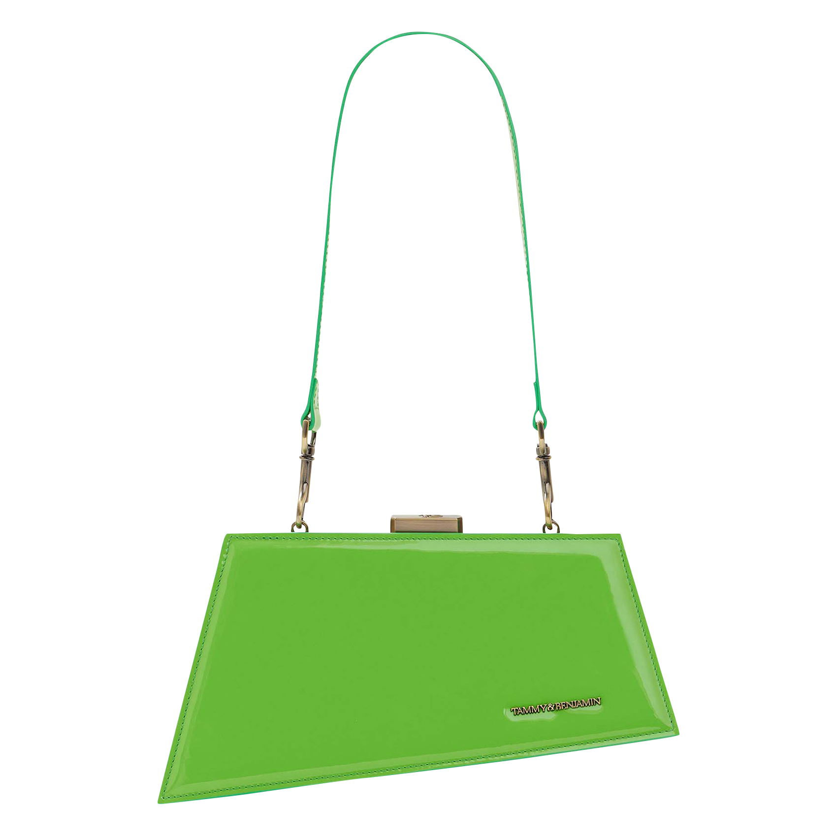 JAY - Sac pochette en cuir de vachette| Vert