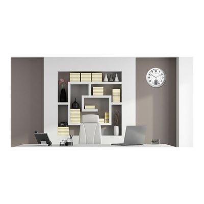 Unilux - Horloge intelligente Instinct - 30,5 cm - gris métal