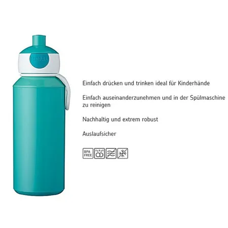 Mepal Trinkflasche Pop-up Campus 400 ml Little Dutch- Sailors Bay