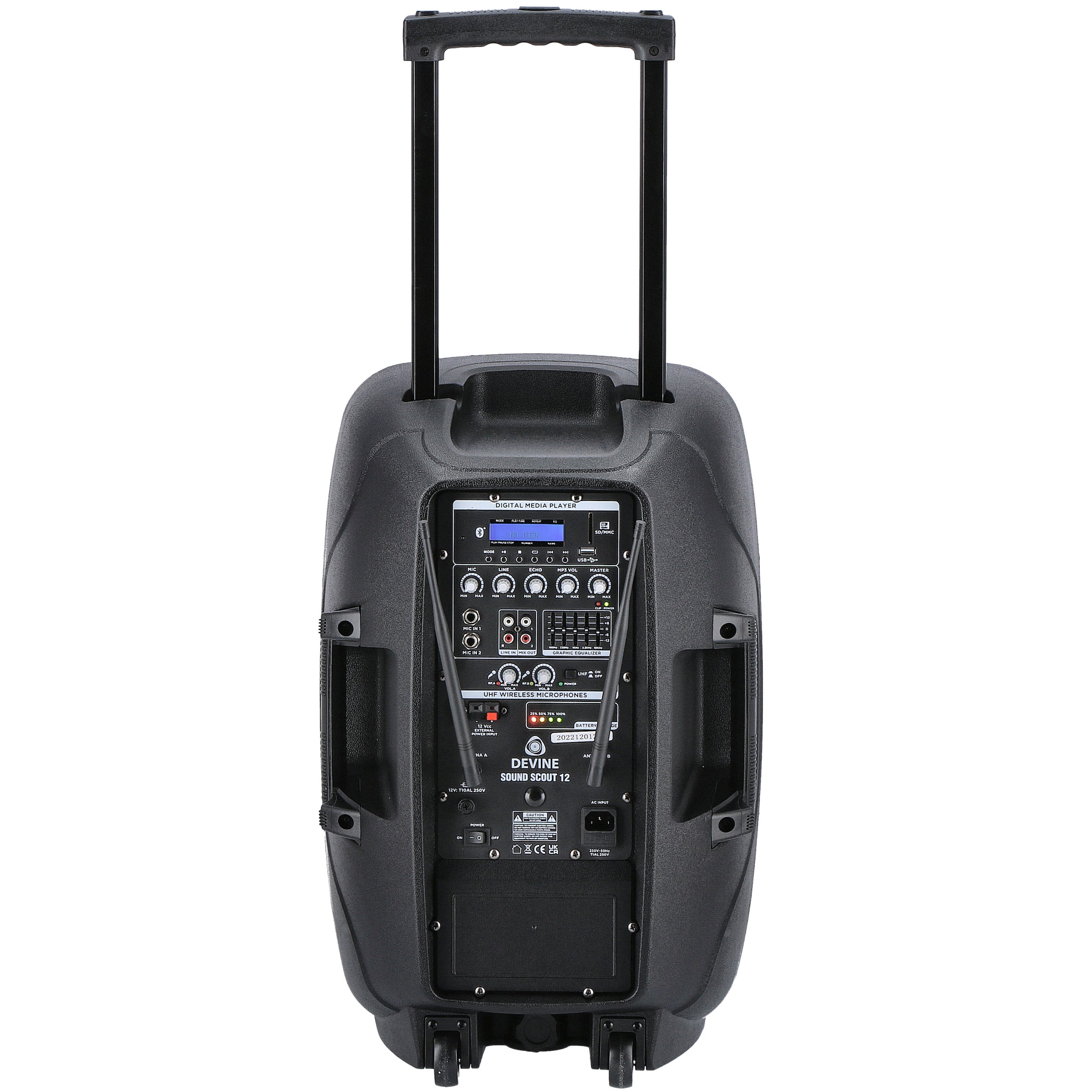 Devine Sound Scout 12A 12 inch mobiele accu-speaker