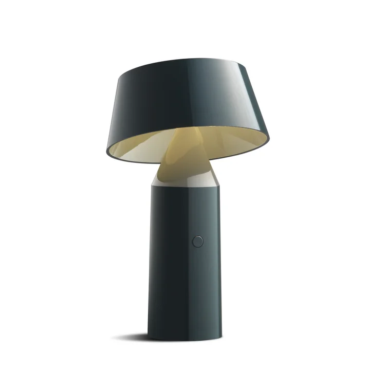 marset - Bicoca Akku LED Tischleuchte, H 22,5 x Ø 14 cm, anthrazit