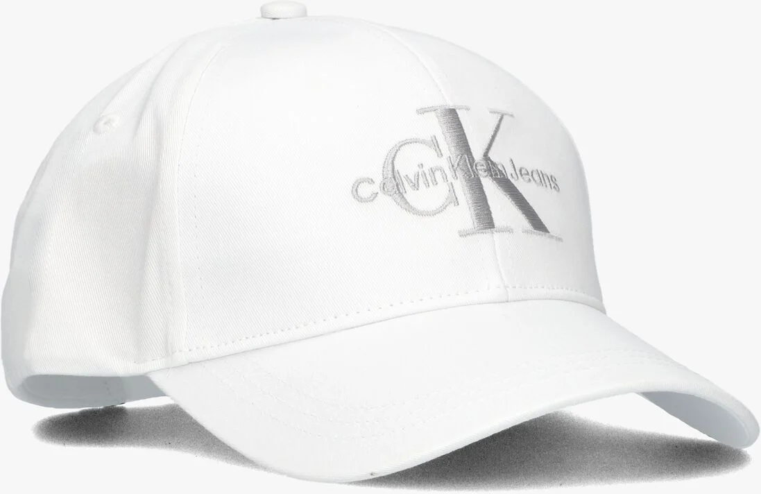 CALVIN KLEIN witte calvin klein pet monogram cap