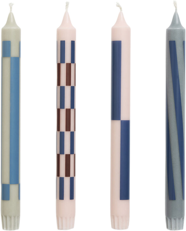 Hay Pattern Candle - Set of 4