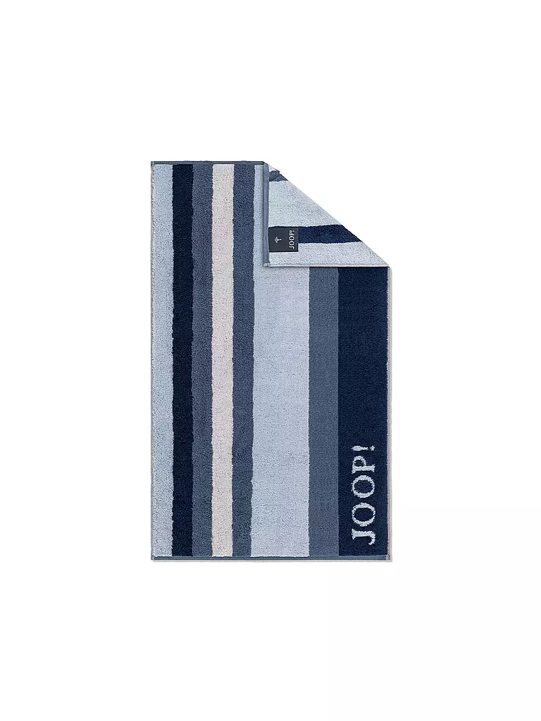 JOOP Gästetuch VIBE STREIFEN 30x50cm Ozean blau