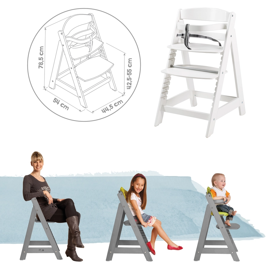 roba Treppenhochstuhl Sit Up Click weiß