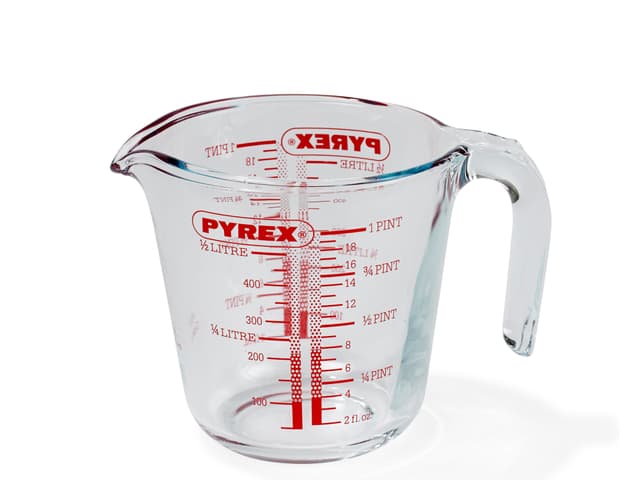 Pyrex Classic Målekande 0,5 liter Klar