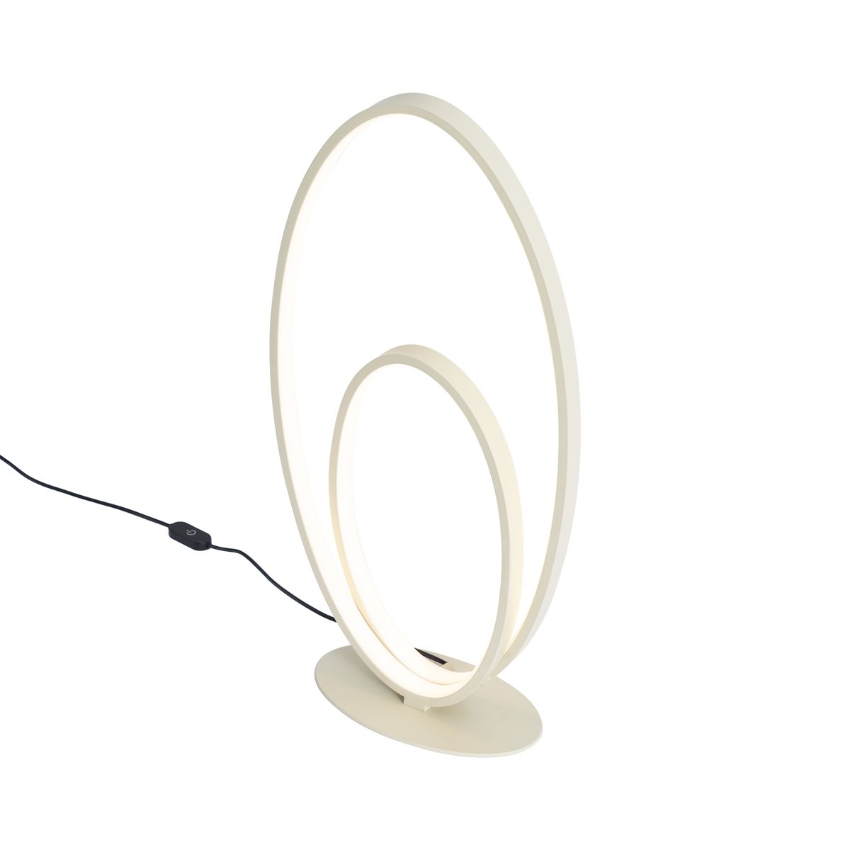 Design tafellamp beige incl. LED 3-staps dimbaar - Boomerang