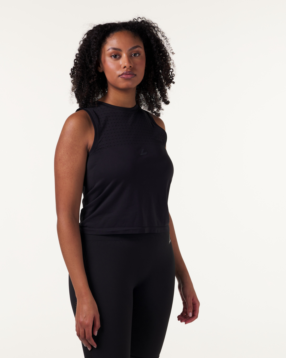 LEVITY Eclipse Mesh Seamless Vest Black