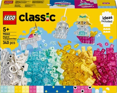 LEGO Classic 11040 Magisk boks med gjennomsiktige klosser