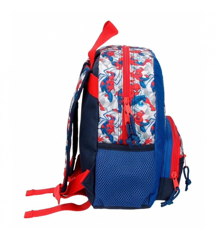 Mochila Joumma Bags 28cm Homem-Aranha Herói adaptável