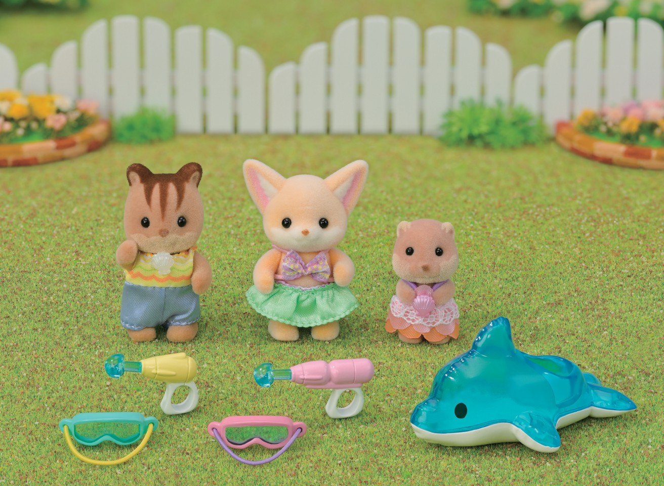 Sylvanian Families - Børnehavevenner - Badebassin Trio (5749)