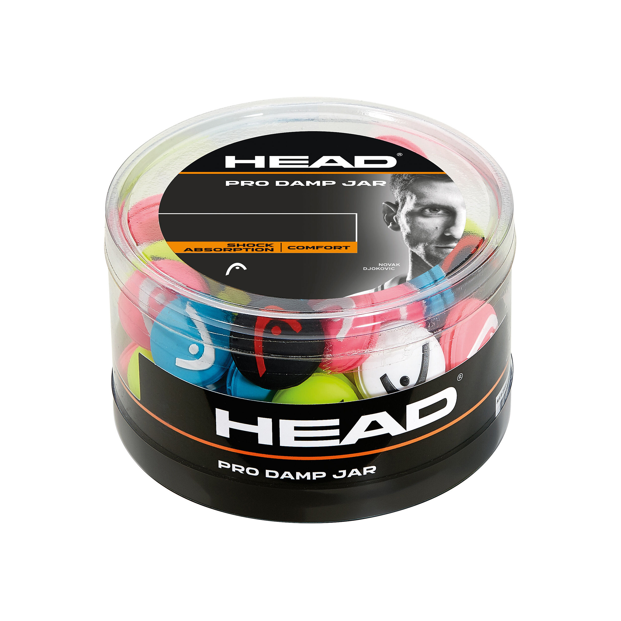 HEAD Pro Damp Mixed Antivibrateur Box De 70 Balles - Multicouleur
