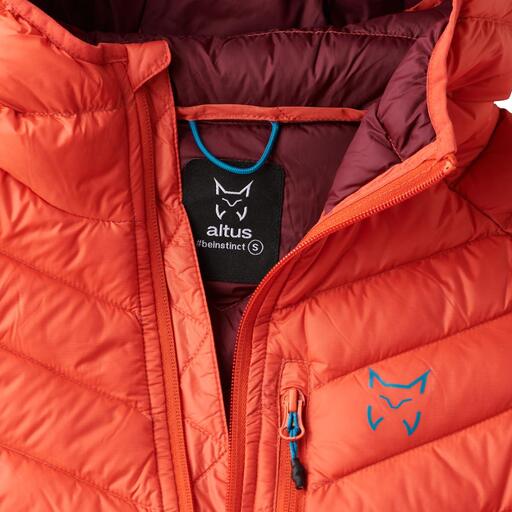 Jaqueta Denali de plumas com capuz