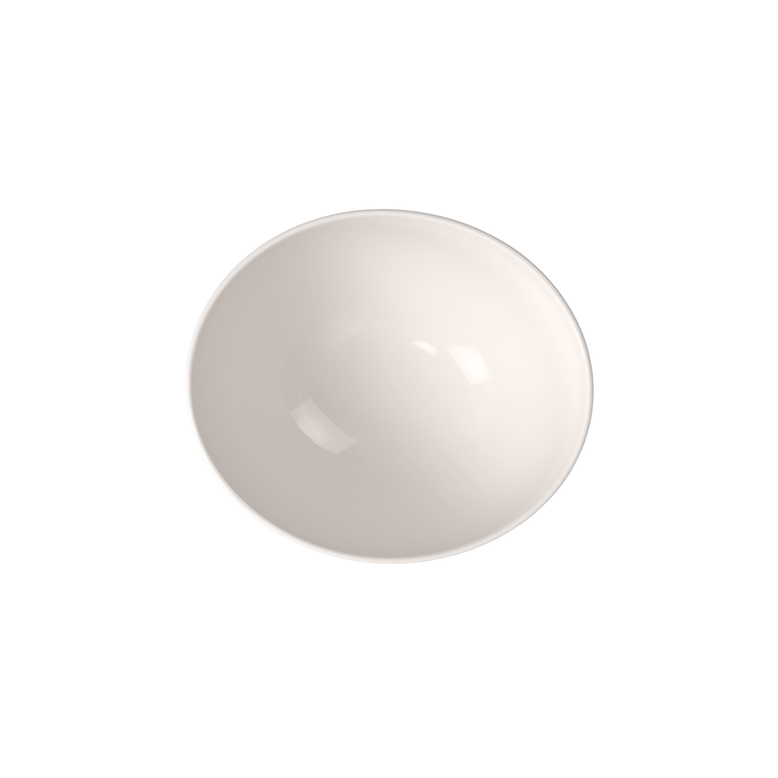 For Me Salad serving bowl White, 17 oz, Premium Porcelain