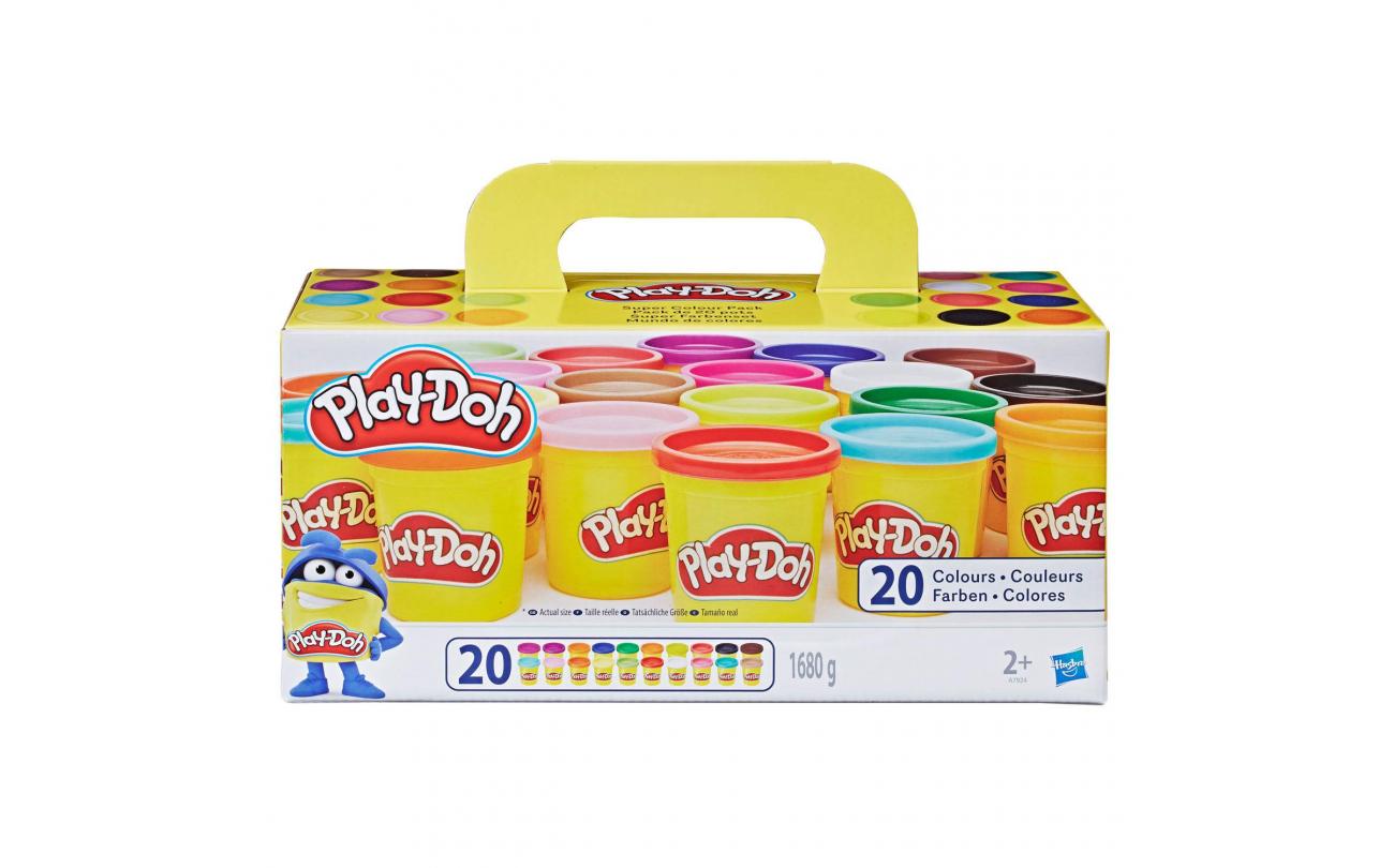 Play-Doh Super Color Pack 20 potjes Play-Doh 84 gr