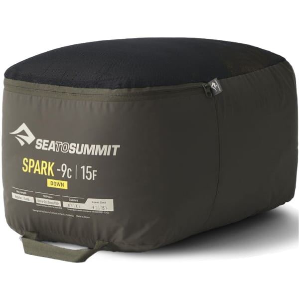Sac de couchage SEA TO SUMMIT SPARK -9C/15F DOWN SLEEPING BAG REGULAR BLACK/YELLOW