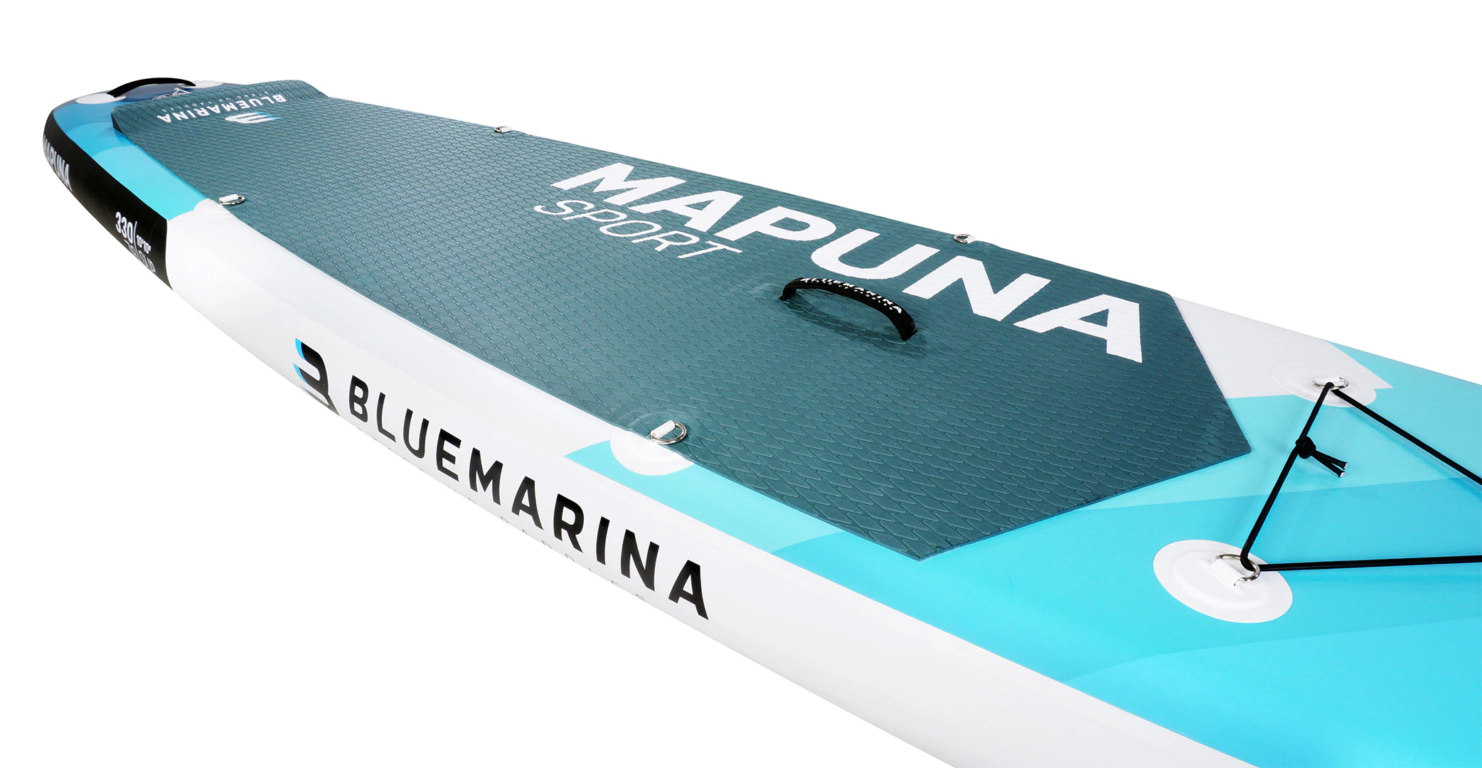 Bluemarina SUP Board Mapuna Sport, Kickpad, Double Layer, Paddel, Pumpe, Rucksack, 5J Garantie
