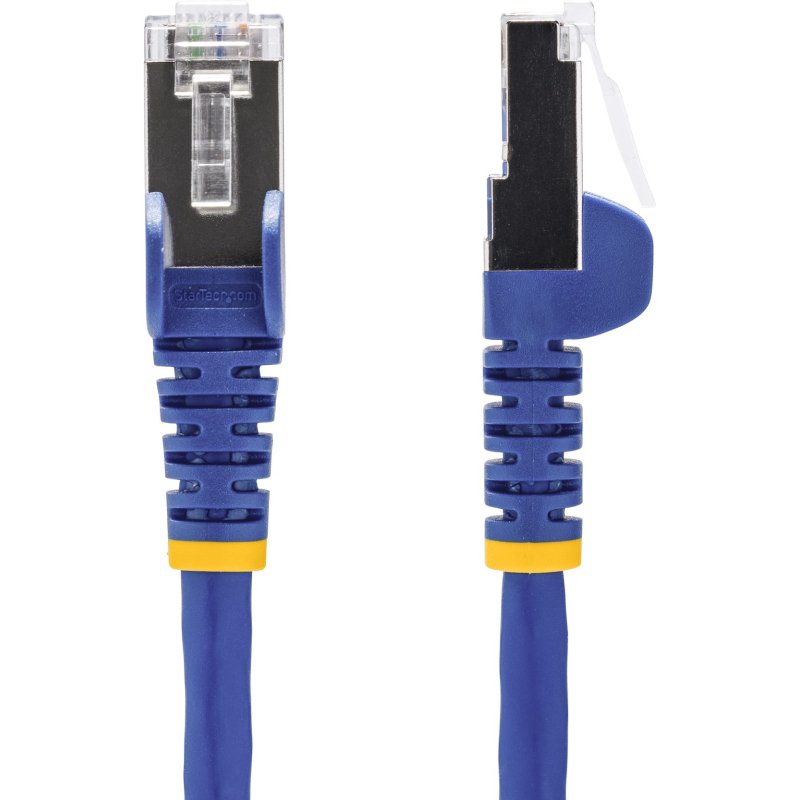 StarTech.com Câble Ethernet CAT8 Bleu de 2m, RJ45 Snagless, 25G/40G, 2000MHz, 100W PoE++, S/FTP, Fil de Cuivre Pur 26AWG, LSZH, Cordon de Raccordement Réseau Blindé avec Serre-Câble, Testé par Fluke Channel