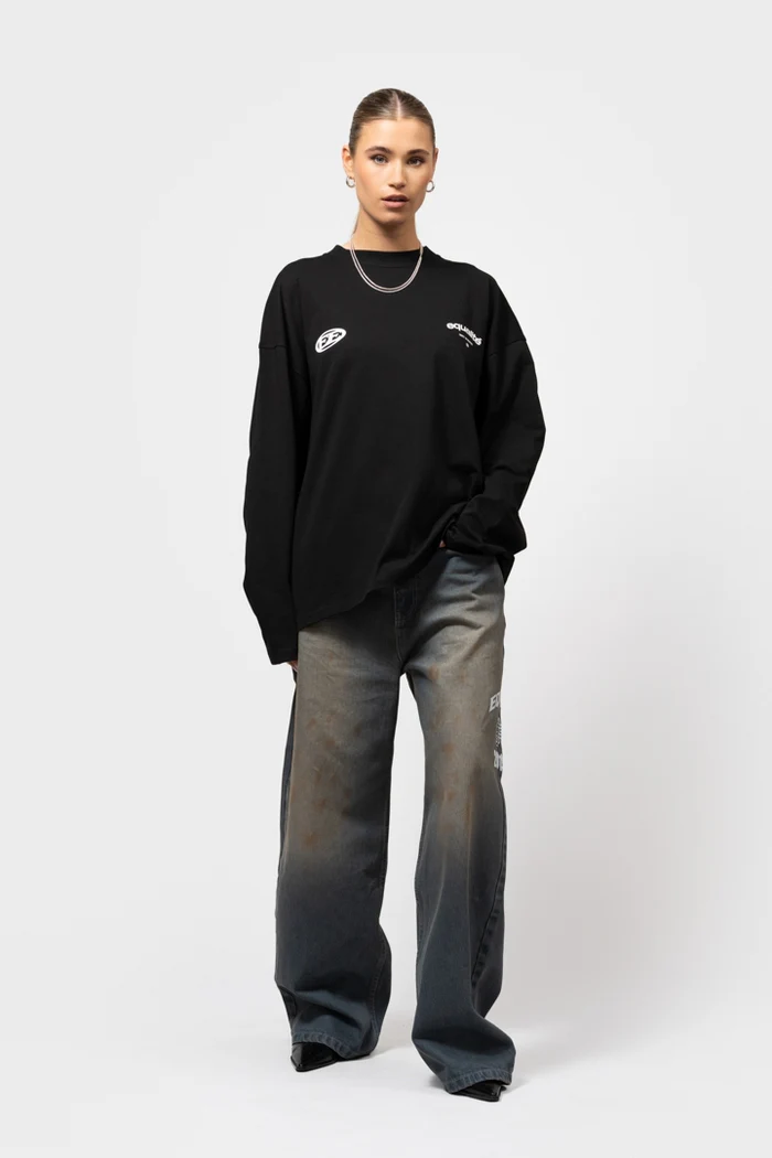 Equalité Stay Equal Longsleeve T-Shirt Dames Zwart
