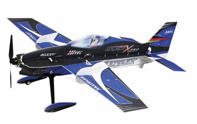 Flugzeug Slick X360 Indoor Edition Bausatz BlauSlowflyer/Indoor