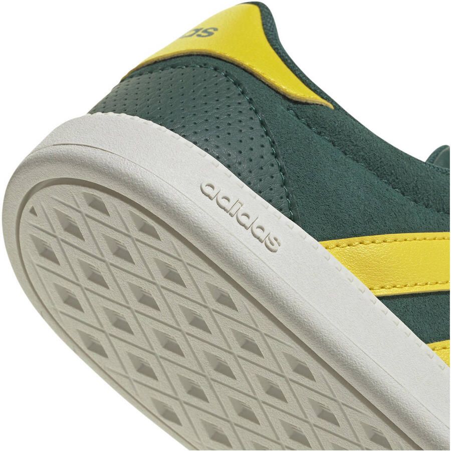 Adidas Sportswear Breaknet Sleek sneakers donkergroen geel