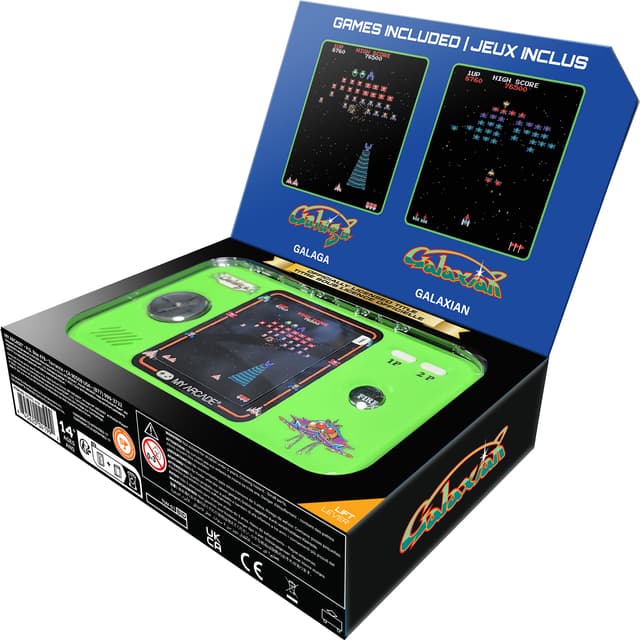 My Arcade Pocket Player Pro Galaga håndholdt konsol