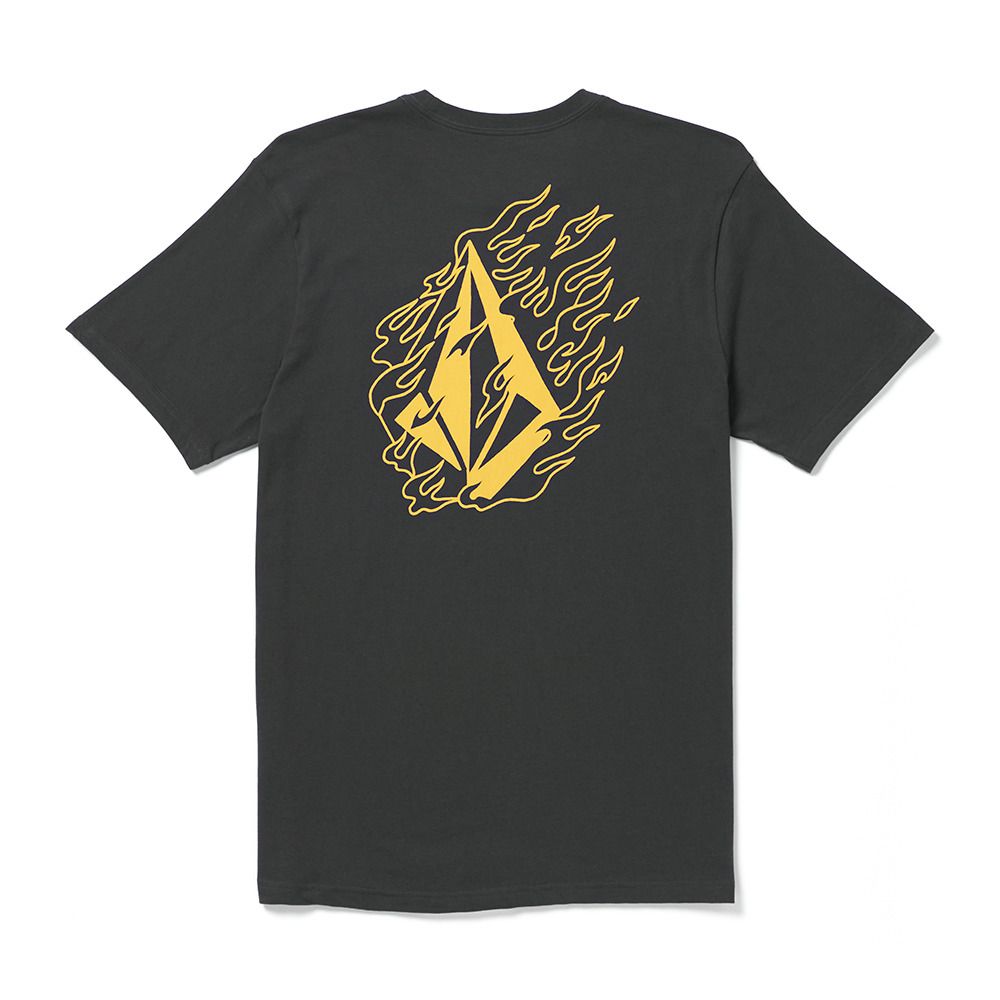 Volcom FIREFIGHT - Tee-shirt Homme stealth