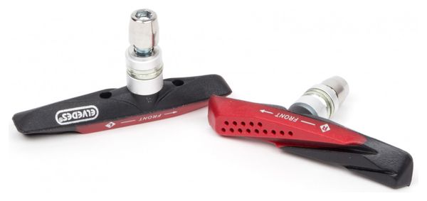 Paire de Patins Elvedes V-Type 72mm pour Conditions Humides